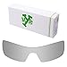 Mryok Polarized Replacement Lenses for Oakley Oil Rig - Silver Titanium
