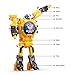 Robots Watch Toys for Kids,Digital Watch 2 in 1Deformation Robot Toys for Boys and Girls,Robot Watch for School GIF (Yellow)
