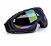 Aphse Outdoor Glasses Snowboard Ski Goggles Sunglasses Eyewear Adjustable UV Protective Portable Motorcycle Goggles Eyewear Dust-Proof Protective Combat Goggles Play Games Protective Glasses