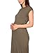 KRISP Womens Casual Maxi Dress Baggy Oversize Short Sleeve High Waist Dresses,Khaki [Short Sleeves],X-Large,UK 16;3269-KHA-16