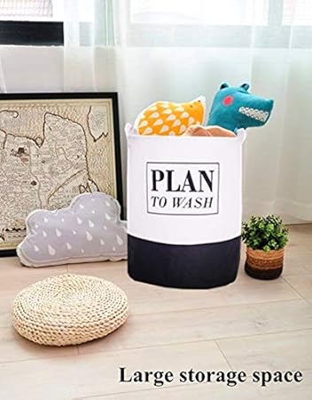 Almacenamiento y organización de la colada con forro impermeable tamaño