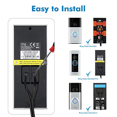 Power Adapter Compatible Ring Doorbell, Allicaver Power Supply Compatible Ring Doorbell, Ring Doorbell 2 & Ring Doorbell Pro -Power Your Ring Doorbell Continuously - Thumbnail 2