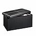 Sauder Beginnings Large Ottoman, Black finish