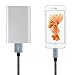 SPEATE Lightning To USB Cable 3PCS 3FT 6FT 10FT Fast iPhone Charger Cord Extra Long Nylon Braided USB Charging Extension Cable For Apple iPhone X 8 7 7 Plus 6 6s 6s Plus 5s 5c SE,iPad,iPod(Gray+Black)