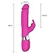 Rabbit Vibrators Rechargeable Waterproof G Spot Dildo Stimulator 7 Multi Speed Sex Toys for Women