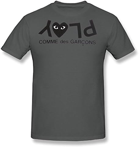 Tongda Men's Comme Des Garcons Logo Cool T-shirt XXL DeepHeather