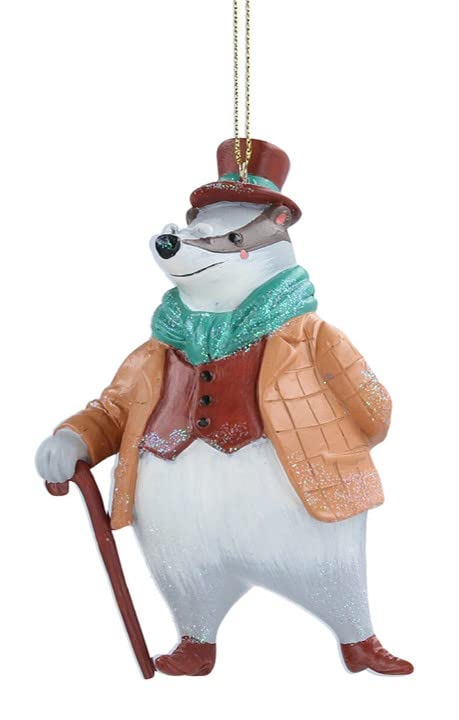 Gisela Graham Fairy Tale Collection - Resin Badger Decoration