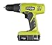 Ryobi P1810 One+ 18V Lithium Ion Drill / Driver Kit (3 Piece: 1 x P209 Drill / Driver, 1 x P102 18 V Lithium Ion Battery, 1 x P118 Dual Chemistry Charger)