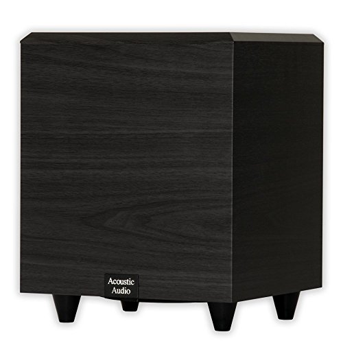 Acoustic Audio PSW-15 Down Firing Powered Subwoofer (Black) (Best Budget Home Theater Subwoofer)