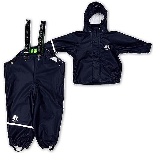 Celavi - Rainwear Suit - Basic - Manteau imperméable Garçon - Bleu (Dark Navy) - 8 ans