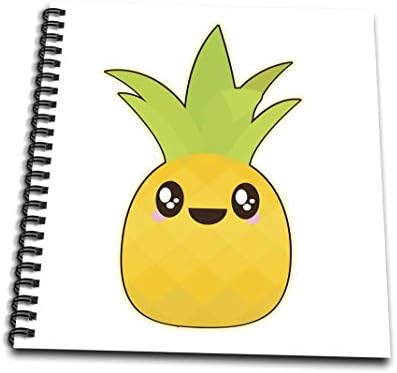 3drose Cute Kawaii Cartoon Fruit Pineapple Drawing Book 8 X 8 Amazon Ae