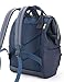 Kah&Kee Leather Backpack Diaper Bag with Laptop Compartment Travel School for Women Man (Navy, Medium)