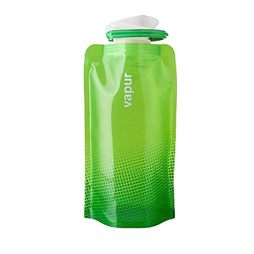 Vapur Outdoor Shades Water Bottle, 0.5-Liter, Green