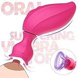 Powerful Sucking Vibrator for Clitoral and Nipple Stimulation, Oral Sex Toy with 8 Sucking Intensities, Fondlove Mini Clit Sucker Rechargeable Waterproof Portable Adult Sex Toy for Couple