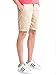 INFLATION Men's Classic Flat Front Casual Shorts,100% Cotton,14 Colors Choices , Khaki , 31
