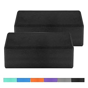 Lixada EVA Yoga Blocks Latex-free Non-slip Surface for Yoga Pilates Meditation- Choose Your Colour