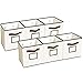 MaidMAX Foldable Storage Cubes with Label Holders, Set of 6 Collapsible Storage Bins Cloth Organizers Drawers Containers with Dual Handles for Shelves, Closet, Nursery Organization