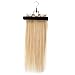 Portable Hair Extensions Carrier Holder Non-woven Dust-proof Suitcase Storage Bag with Wooden Hanger for Human Hair (Black)thumb 3