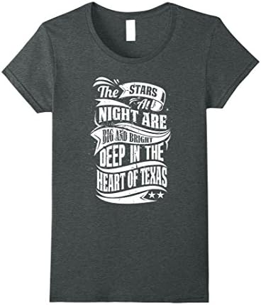 Womens Deep In The Heart Of Texas T-shirt XL Dark Heather