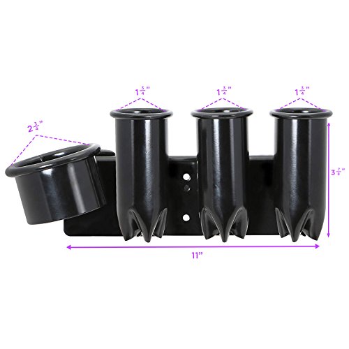 Saloniture Blow Dryer & Hair Iron Holder - Salon Appliance Rack w/ Clamp