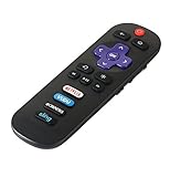 Nettech Replaced IR Remote RC280 with Netflix Hulu Sling Key for TCL Roku TV 55S405 40S3800 50UP120 65S401 32S301 32S850 32S3700 32S3750 43FP110 43UP120 48FS3700 48FS3750 50UP120 28S3750 32FS3700