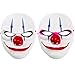 VBIGER Scary Masks Costume Mask Halloween Party Face For 2ps (Adult, Clown)