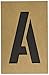 HY-KO Products ST-8 Number & Letter Stencils, 8 Inch, Tan