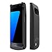 S7 Edge Battery Case,5200mAh ALCLAP Ultra Slim Charger Case Rechargeable Portable External Backup Battery Juice Pack-Charger Cover-Protective Case Power Bank For Samsung Galaxy S7 Edge(Black)