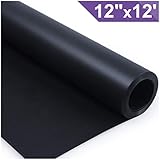 ARHIKY Heat Transfer Vinyl HTV for T-Shirts 12 Inches by 12 Feet Rolls (Black)