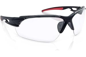 Sellstrom XP450 Safety Glasses - High Impact Eye Protection for Men & Women - Anti-Fog & 99% UV Protection Lens with Slip-Res
