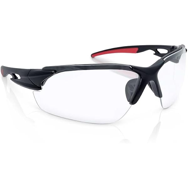 HTS HUNTERSKY S239 Protective Safety Glasses – Clear Anti-Fog Goggles For Small Faces, ANSI Z87.1+