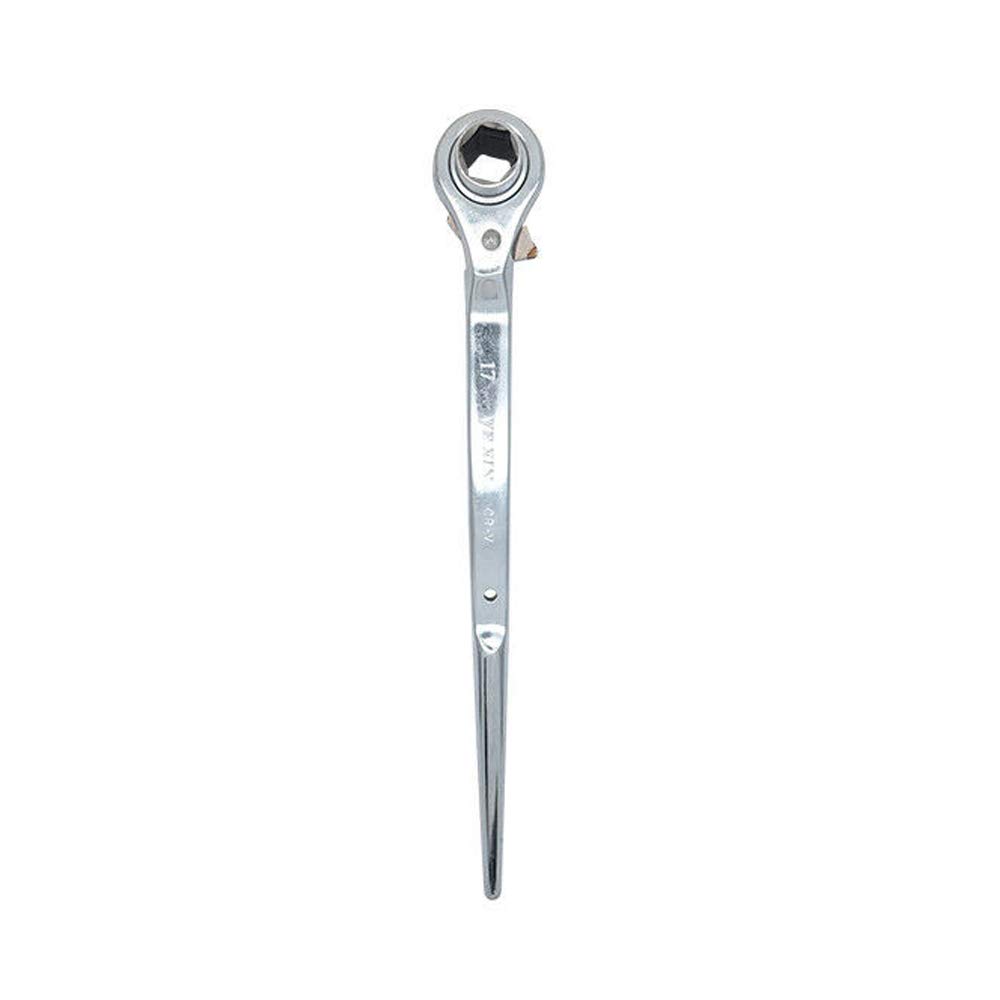 17-19mm Ratcheting Podger Scaffold Wrench Cr-v Ratchet Podger Spanner Quick Release Tool