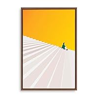 Framed Canvas Wall Art Abstract Colorful Canvas Prints Home Artwork Decoration for Living Room,Bedroom - 16x24 inches