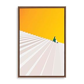 Framed Abstract Colorful Home Artwork for Living Room Bedroom