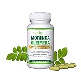 Moringa Capsules - 100% Pure Leaf Moringa Powder Extract - Premium Super Food 1200mg Veg Capsules - Best Natural Energy Enhancer & Dietary Fiber Supplement - Buy Risk Free