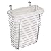iDesign Axis Steel Over the Cabinet Storage Basket Organizer for Kitchen, Pantry, Bathroom, Office, Dorm Room, 7.1
