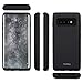 TORU CX PRO Case for Galaxy S10 Plus, with Card Holder | Slim Protective Cover with Hidden Credit Cards Wallet Flip Slot Compartment Kickstand | Include Mirror, Strap, USB Adapter - Black