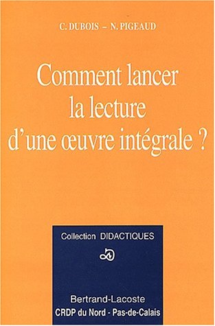 Comment lancer la lecture d'une oeuvre intégrale ?
