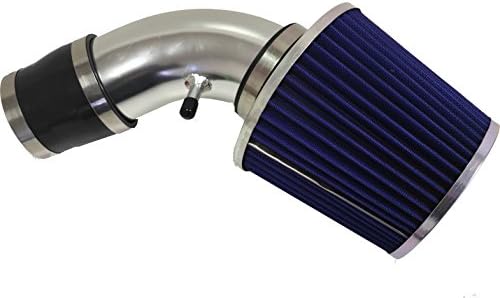2002 2003 2004 2005 2006 Mitsubishi Lancer 2.0L 4cyl OZ LS ES Air Intake Filter Kit System (Black Accessories with Blue Filter)