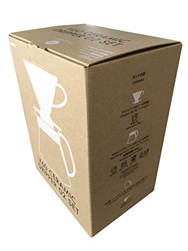 HARIO XVDD-3012W Coffee Dripper and Pot Set, One size, White