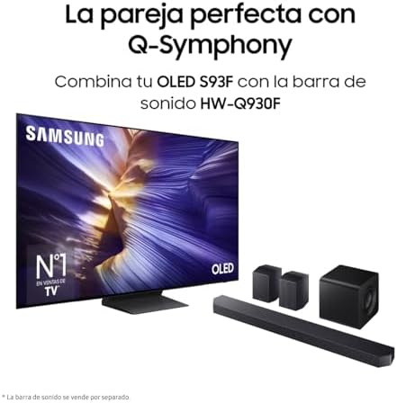 Smart TV OLED S93F 4K de 65 polegadas com Vision AI, Motion Xcelerator 144Hz e cores certificadas pela Pantone