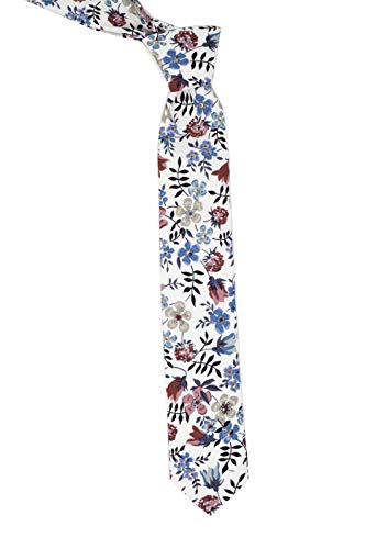 Jack Ryan Men's Skinny Necktie Tie, Perfect Gift- Groomsmen, Weddings, Graduations and Formal Dances.