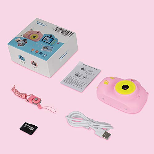 Kid Camera for Boys and Girls Age 3-12,RegeMoudal Children Camera Great Birthday Gift&Toy Kid Digital Video Camera with Shockproof Mp3 8MP HD (16GB Memory Card Included) - Thumbnail 6