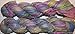 10 Yards Recycled Sari Silk Ribbon Yarn, Yellow Red