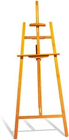 Easel LongGM Bamboo Easel Adjustable Natural Bamboo Easel with Tilt