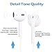 Earphones, Microphone Apple Earbuds Stereo Apple Headphones Noise Isolating Headset Made Compatible with iPhone Xs/XR / XS Max/iPhone 7/ iPhone 8 / iPhone X Apple Earphones,(1 Pack) Support All System