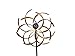 Echo Valley 4353W Illuminarie Leaf Dual-Motion Windwheel Outdoor Décor for Yards and Gardens, Blue/Green/Antiqued Bronze, 15.75 x 5 x 45 inches