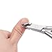 Cuticle Nipper, Saxhorn Cuticle Cutter and Remover with Cuticle Pusher for Dead Skin - Durable Manicure Tools and Cuticle Clippers- Stainless Steel