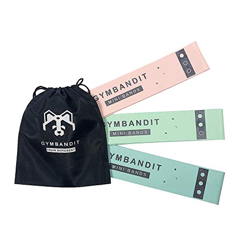 GYMBANDIT The Heavy Set 3 UltraHeavy Mini Loop Resistance Bands