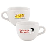 Seinfeld No Soup For You Ceramic Soup Mug, White 24 oz